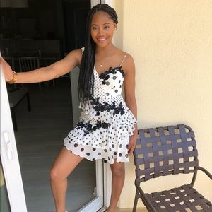 Polka Dot BCBGMAXAZRIA dress